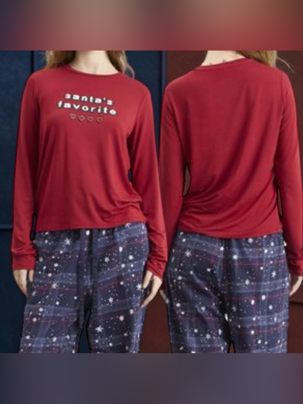 🎅SKIMS x CPFM Sleep Long Sleeve Top  | Santas Fav  | S | NWT